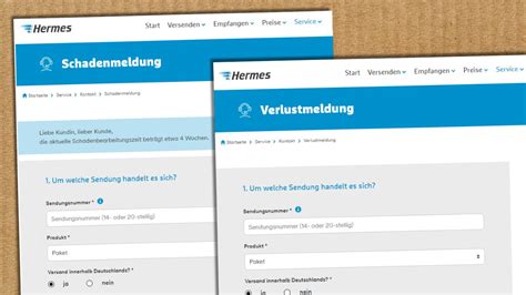 hermes verlustmeldung hotline